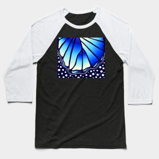 Beautiful Butterfly - Blue Baseball T-Shirt